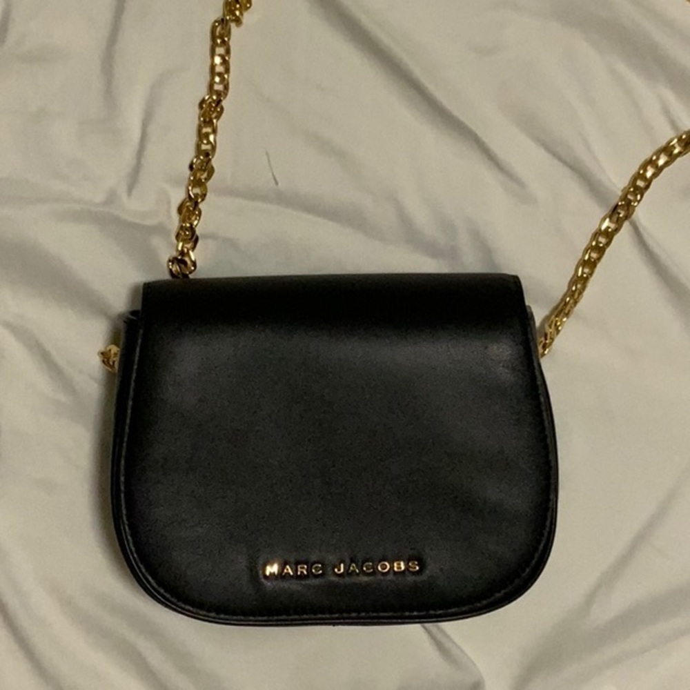 Marc Jacobs Gold Chain Crossbody Bag